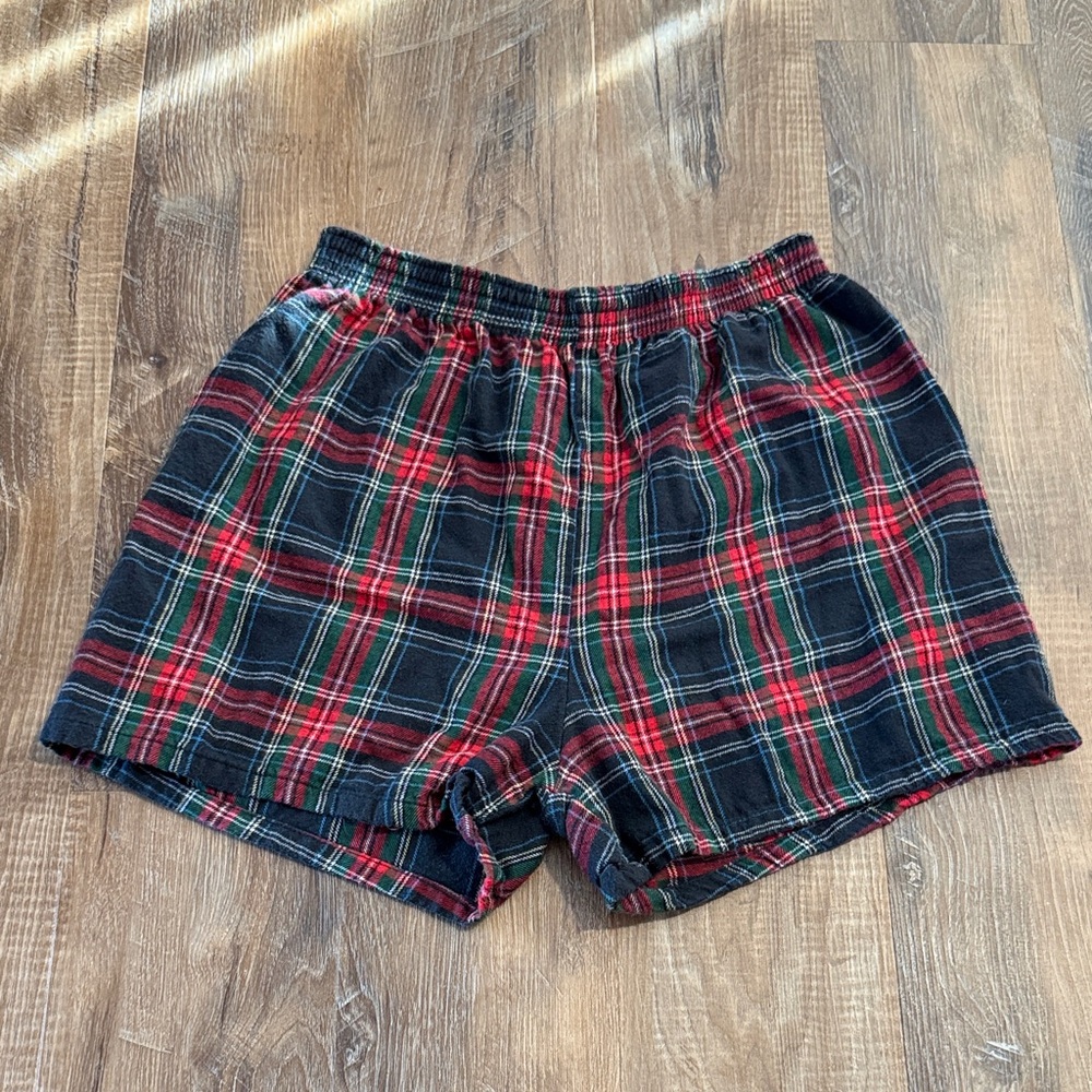Plaid Lounge Shorts